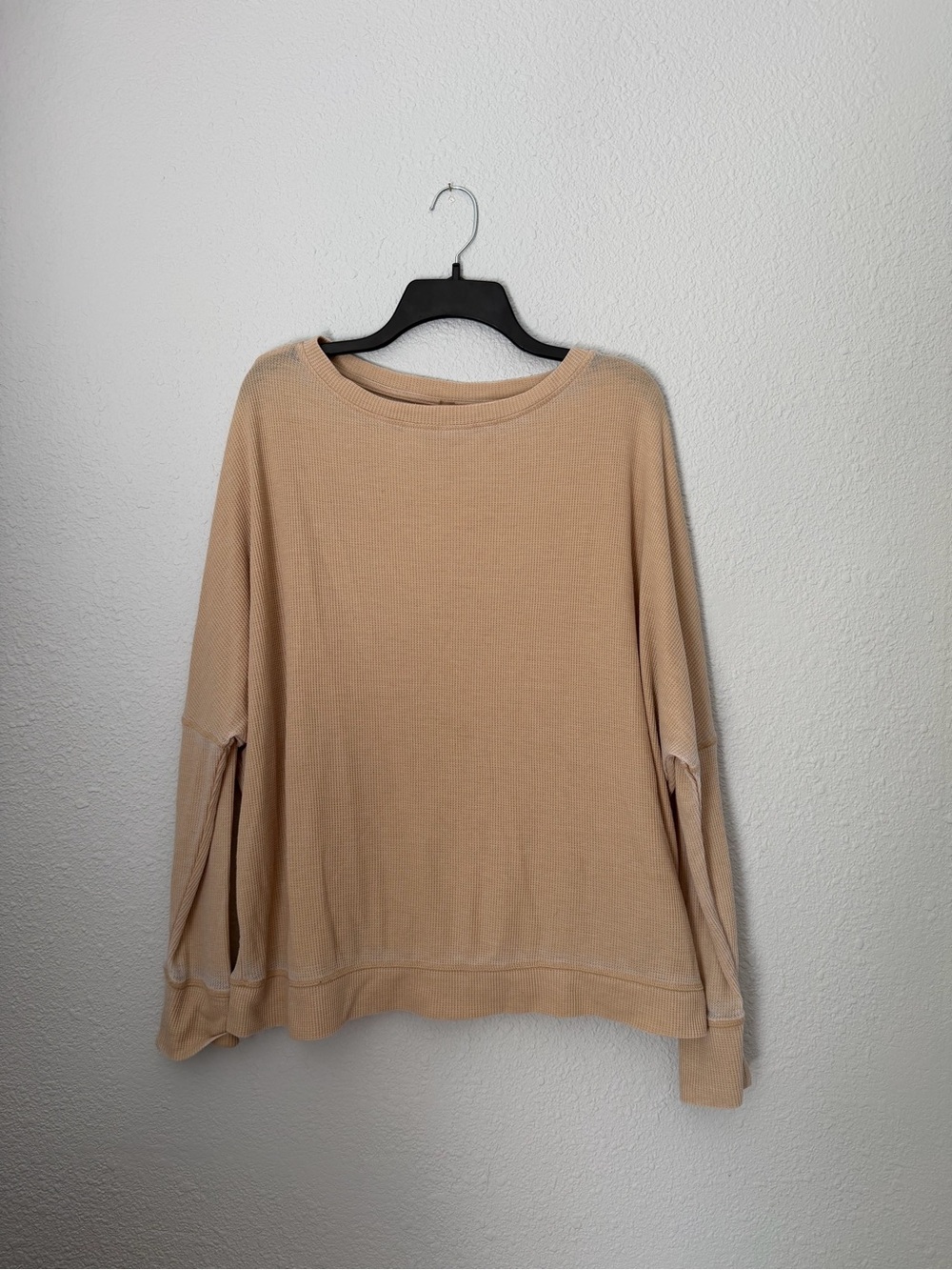 Mono B Waffle Knit Tunic Top